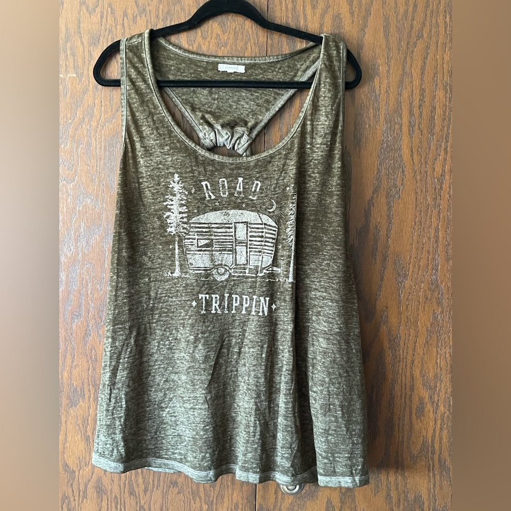 Road Trippin' Graphic Tank Top